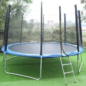 12 Feet Commercial Grade Heavy Duty Outdoor Kids Play Trampoline With Net